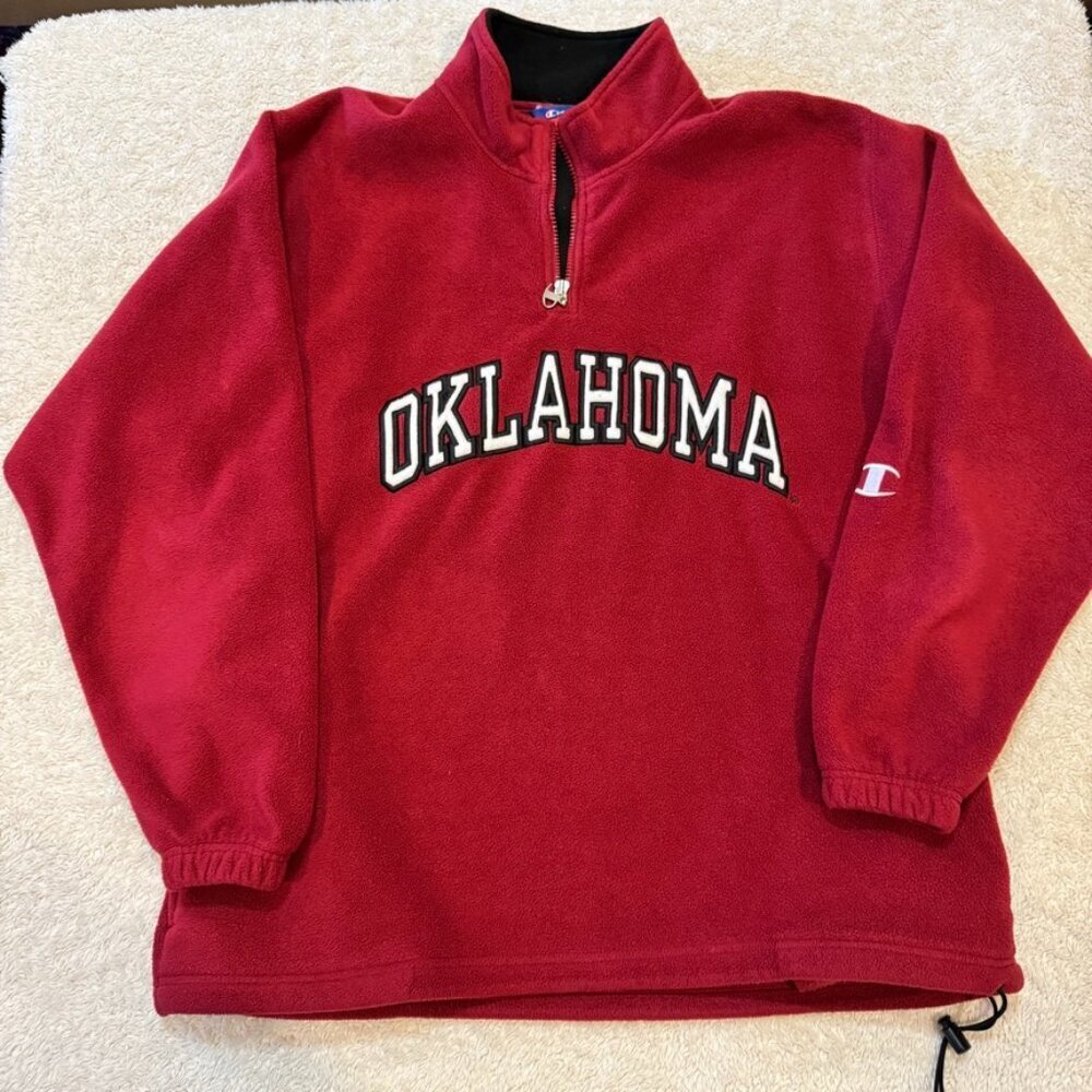 Oklahoma Sooner Fleece Pullover Size XL